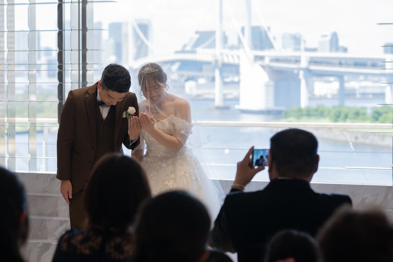 【小さな結婚式お台場店】笑顔と感謝に包まれた一日♥